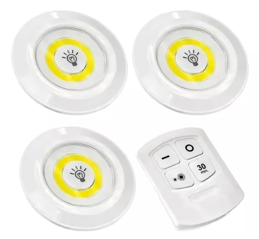 Miniatura 3 de Luz Led X 3 Lámpara Adhesiva